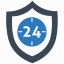 Security – 24 Hrs